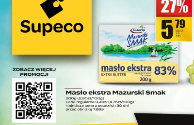 Mas艂o promocja w Supeco