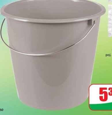 Wiadro z uchwytem metalowym promocja w Dino