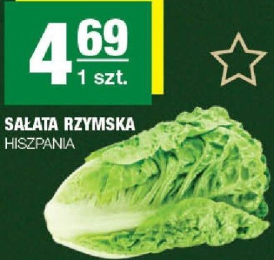 Sałata rzymska Hiszpania promocja w SPAR