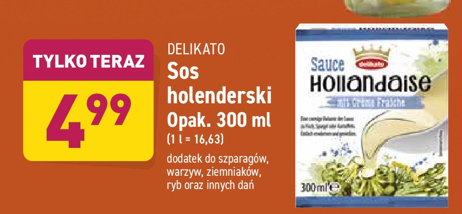 Sos holenderski Delikato promocja
