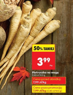Pietruszka na wagę promocja w Biedronka