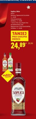 Likier Soplica Cytrynówka promocja w Lidl