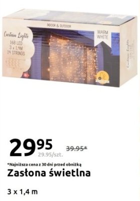 Zasłona świetlna 3 x 1,4 m promocja w Action