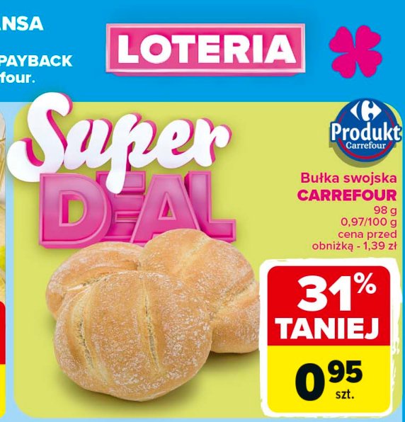 Bułka swojska Carrefour promocja