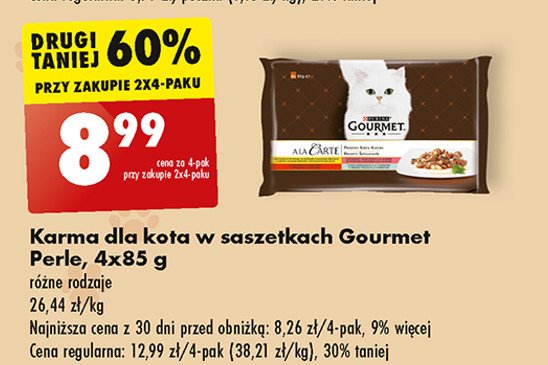 Karma dla kota chef's recipes Purina gourmet a la carte promocja
