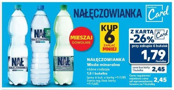 Woda gazowana Nałęczowianka promocja