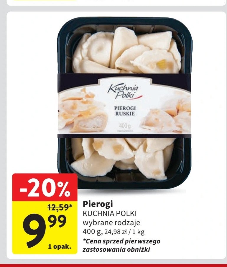 Pierogi ruskie Kuchnia polki promocja