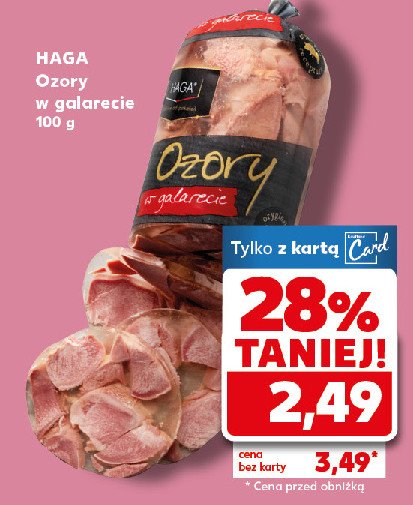 Ozory w galarecie Haga promocja