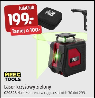 Laser krzyżowy zielony MEEC TOOLS promocja w Jula