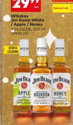 Whiskey Jim Beam White 200 ml promocja w Biedronka