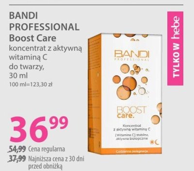 Koncentrat BANDI PROFESSIONAL Boost Care koncentrat z aktywną witaminą C do twarzy promocja w Hebe