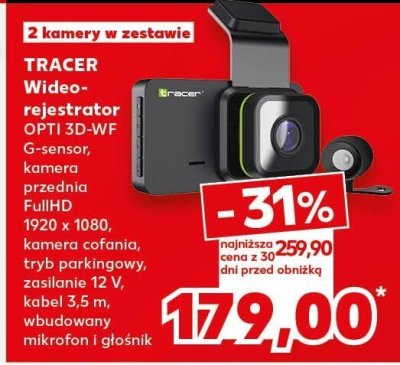 Wideo-rejestrator TRACER OPTI 3D-WF promocja w Kaufland