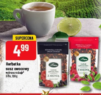 Herbatka z suszu owocowego napar z maliną Bifix napar owocowy promocja