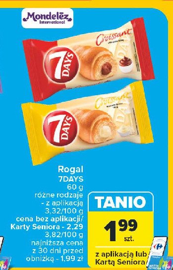 Croissant z nadzieniem o smaku spumante 7 days promocja