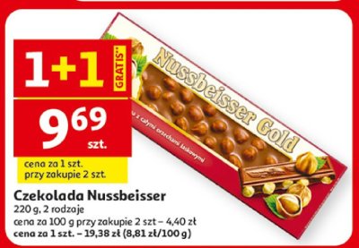 Czekolada Nussbeisser promocja w Auchan