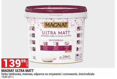 Farba MAGNAT ULTRA MATT promocja w Merkury Market
