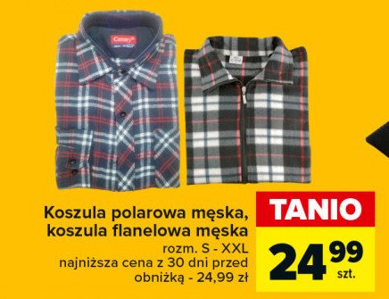 Koszula flanelowa męska s-xxl promocja w Carrefour