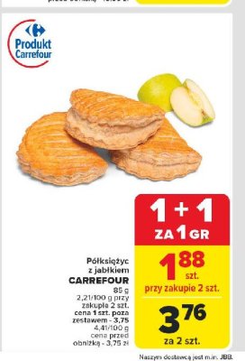 Półksiężyc z jabłkiem Carrefour promocja