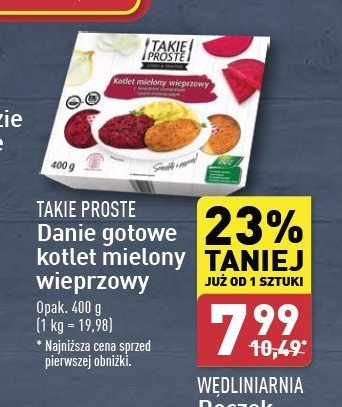 Kotlet mielony z buraczkami z puree Takie proste promocja