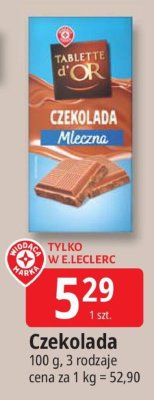 Mini batoniki czekolada i orzeszki Dobra kaloria promocja w Leclerc