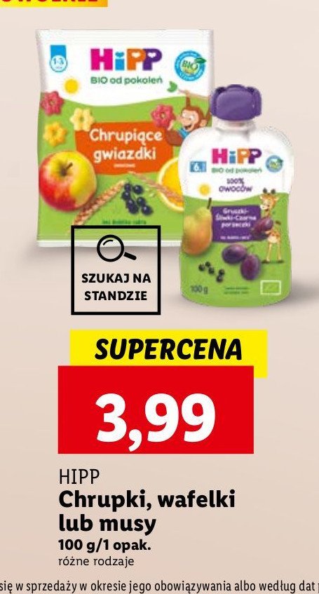 Wafelki ryżowe Hipp promocja