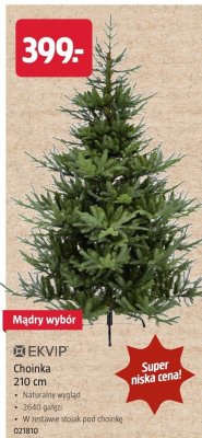 Choinka EKVIP 210 cm promocja w Jula