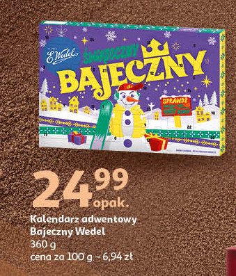 Kalendarz adwentowy E. wedel bajeczny promocja w Auchan