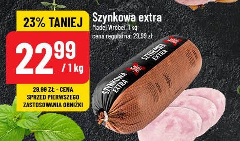 Szynkowa extra Madej & wróbel promocja w POLOmarket