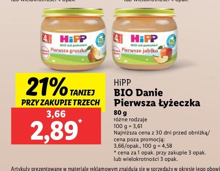 Pierwsze jabłko Hipp promocja