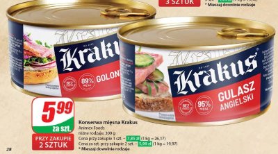 Gulasz angielski Krakus animex promocja
