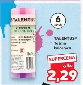 Taśma kolorowa Talentus promocja