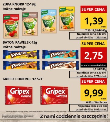 Gripex Control 12 szt. promocja w Supeco