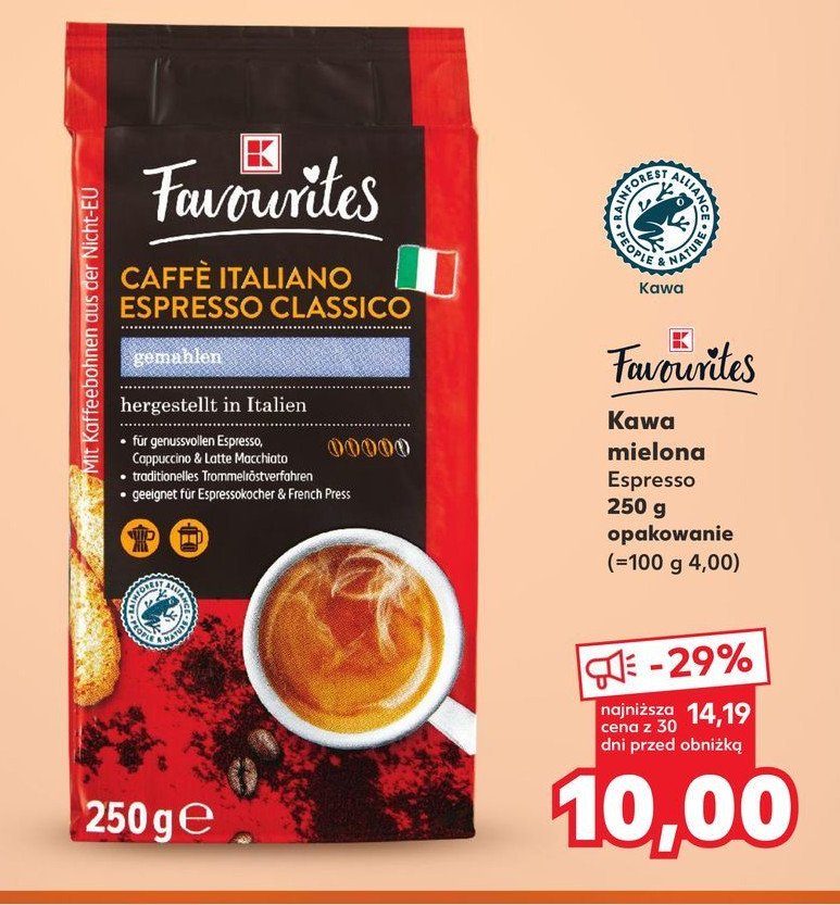 Kawa espresso K-classic favourites promocja