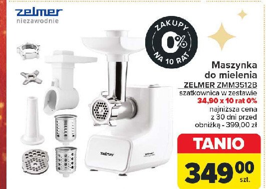 Maszynka do mięsa zmm 3512b Zelmer promocja w Carrefour Market