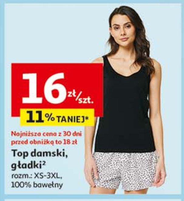 Top damski xs-3xl promocja w Auchan