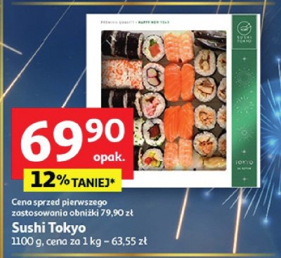 Sushi Tokyo 1100 g promocja w Auchan