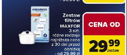 Wkład maxfor Aquaphor promocja w Carrefour