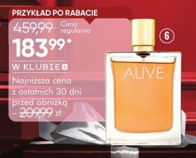 Woda perfumowana HUGO BOSS ALIVE damska promocja w Super-Pharm