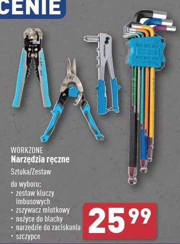 Nożyce do blachy WORKZONE promocja