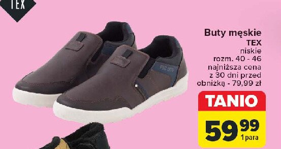 Buty męskie 40-46 Tex promocja