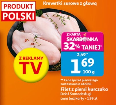 Filet z piersi kurczaka Agro rydzyna promocja w Auchan