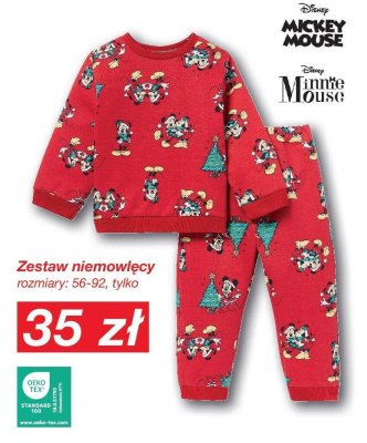 Zestaw niemowlęcy Disney Mickey Mouse / Minnie Mouse promocja w KiK