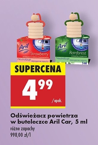 Odświeżacz samochodowy rainforest Aril car promocja