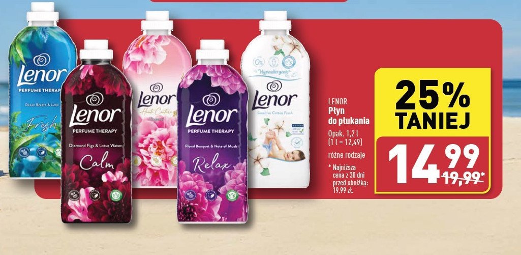 Płyn do płukania l'ingenue Lenor promocja