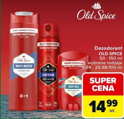 Dezodorant Old Spice 150 ml wybrane rodzaje promocja w Carrefour Market