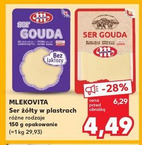 Ser gouda bez laktozy Mlekovita promocja