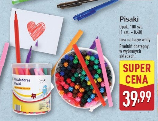 Pisaki promocja w Aldi