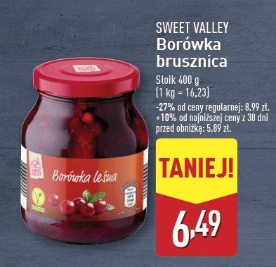 Borówka leśna Sweet valley promocja w Aldi