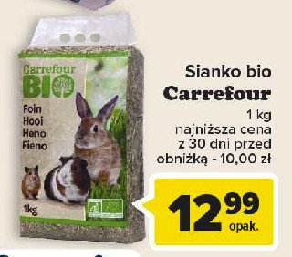 Sianko dla gryzoni Carrefour bio promocja
