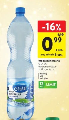 Sok O LA LA! jabłkowy promocja w Intermarche